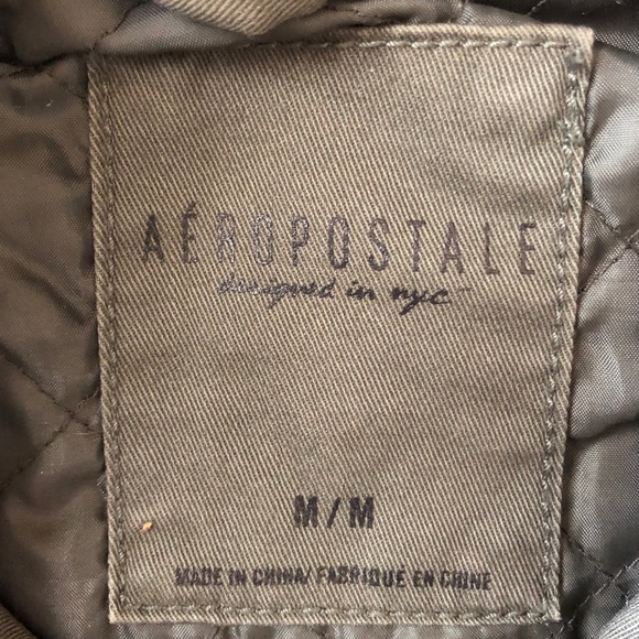 Cute Army Jacket. Knitted sweater sleeves. - Picture 2 of 2